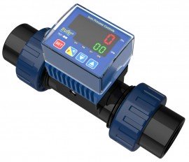 Icon Process Controls Truflo® TKP Series Paddle Wheel Flow Meter with PP body, butt fused end connection and viton seals, 1½"-