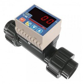 Icon Process Controls TKS-20-P Paddle Wheel Flow Meter with relay/pulse, PVC, 0.75&amp;quot;-