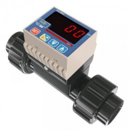 Icon Process Controls TKS-40-P Paddle Wheel Flow Meter with relay/pulse, PVC, 1.5&amp;quot;-
