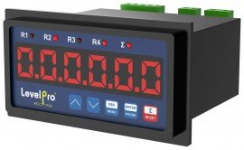 Icon Process Controls TVF-450P-1429 Flow Process Display with pulse input and 4-20mA + 2 x 5amp relay outputs, 120 V AC-