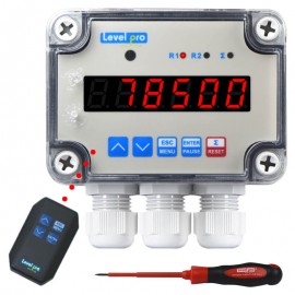 Icon Process Controls TVF-500-1129 TVF Flow Rate Display/Totalizer/Batcher, 4 to 20 mA input, 4 to 20 mA + 1 relay output-