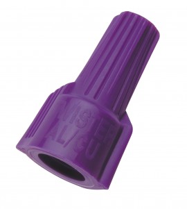 IDEAL Industries 30-065 Twister Al/Cu Wire Connectors, model 65, purple, 2-pack-