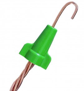 IDEAL Industries 30-092 Greenie Grounding Connector, 92 Green, 100-pack-
