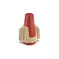 IDEAL Industries 30-144 Twister PRO Wire Connector, 344 Red/Tan, 50-pack-