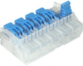 IDEAL Industries 30-20L25J In-Sure Lever Wire Connectors, L25 5-port, 200-jar-