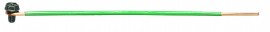IDEAL Industries 30-3399 Solid Ground Tail to Loop/Ground Screw to Stripped End, 100-pack-