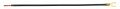 IDEAL Industries 30-3471 Non-Ground Stranded Wire Pigtail to #10 Fork/Stripped Black, 25-pack-