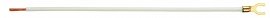 IDEAL Industries 30-3570 Non-Ground Stranded Wire Pgtail to #10 Fork/Stripped White, 1000-pack-