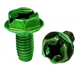 IDEAL Industries 30-3594 Thread Forming Ground Screw, 100-pack-