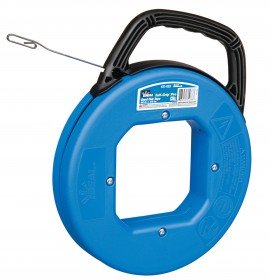 IDEAL Industries 31-059 Blued-Steel™ Fish Tape Tuff-Grip® Pro Case, 50&#039; x 1/4&quot;-