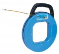 IDEAL Industries 31-060 S-Class® Fiberglass Fish Tape with Tuff-Grip Pro case and metal eyelet, 50&#039;-