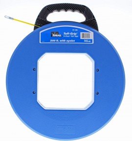 IDEAL Industries 31-065 S-Class® Fish Tape with Tuff-Grip Pro case and metal eyelet, 200'-