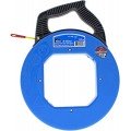 IDEAL Industries 31-086 S-Class® Fish Tape with Tuff-Grip Pro case and non-conductive tip, 50&#039;-