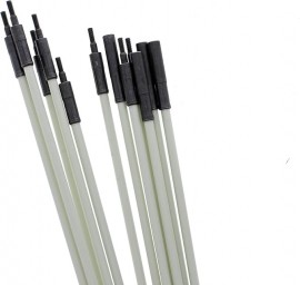 IDEAL Industries 31-644 Tuff-Rod™ Regular Flex Fishing Pole Kit, 1/4", 6', 12-pack-