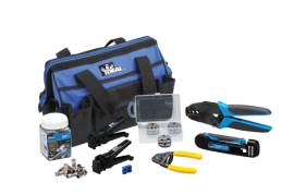 IDEAL Industries 33-410 RF Coax Crimp and Compression Kit-