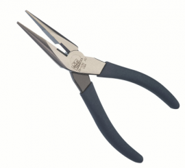 IDEAL Industries 35-036 Long-Nose Plier with cutter, 6&quot;, dipped-grip-