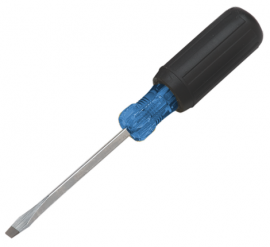IDEAL Industries 35-154 Heavy-Duty Keystone Tip Screwdriver, 1/4" x 4" square shank-