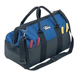 IDEAL Industries 35-418 Large Mouth Tool Bag, 16" long-