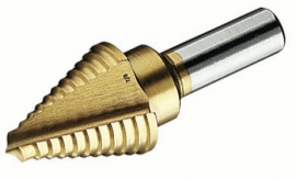 IDEAL Industries 35-513 Step Drill Bit, titanium nitrite, 1/4 to 7/8&quot;-