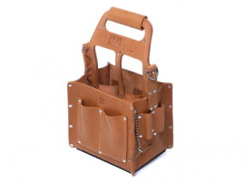 IDEAL Industries 35-969 Tuff-Tote<small><sup>&amp;reg;</sup></small> Tool Carrier with strap, premium leather-