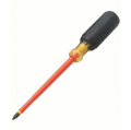 IDEAL Industries 35-9690 Insulated Screwdriver, #0 square, &amp;frac14; x 4&amp;quot;-