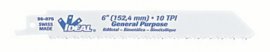 IDEAL Industries 36-075 Reciprocating Blade General Purpose, 6", 10 tpi, 5-pack-