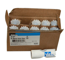 IDEAL Industries 36-562 7/8&amp;quot; Bi-Metal Hole Saw, 10 packs-