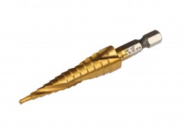 IDEAL Industries 36-701 Spiral Step Bit, 1/8 to 1/2"-