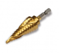 IDEAL Industries 36-703 Spiral Step Bit, #4, 1/4 to 7/8&quot;-