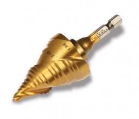 IDEAL Industries 36-706 Spiral Step Bit #6, 1/4 to 1-3/8"-