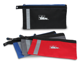 IDEAL Industries 37-055 Pro Series Flat Zipper Pouch, 4-pack-