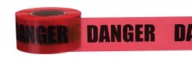IDEAL Industries 42-015 Barricade Tape, &quot;Danger&quot;, 2 mil-