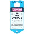 IDEAL Industries 44-790 Labeled Safety Lockout Hasp, "Do Not Operate", blue-