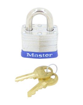 IDEAL Industries 44-900 Steel Padlock, 3/4" shackle, blue-