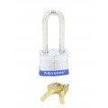 IDEAL Industries 44-901 Steel Padlock, 2" shackle, blue-