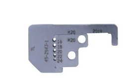 IDEAL Industries 45-2020-1 Die-Type Blade Set for the Custom Stripmaster&amp;reg; wire stripper, 16 to 26 AWG-