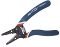 IDEAL Industries 45-619 Special Edition Reflex&amp;trade; T-Stripper Wire Stripper, 8 to 14 AWG, red/white/blue-