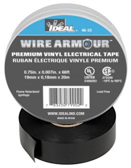 IDEAL Industries 46-33 Wire Armour&amp;reg; Premium Grade Electrical Tape-