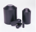 IDEAL Industries 46-382 Thermo-Shrink Medium Wall Heat Shrink End Cap, 0.98" expanded ID, 4 to 3/0 AWG, 5-pack-