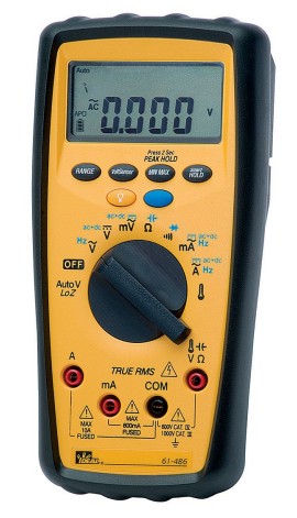 IDEAL Industries 61-486 Handheld True RMS Digital Multimeter-