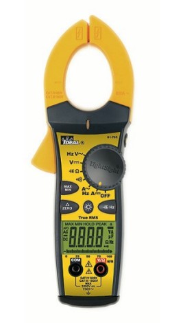 IDEAL Industries 61-765 TightSight 660A True RMS AC DC Clamp Meter-