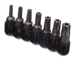 IDEAL Industries 78-0101 7-Piece Tamper-Proof Torx Bit Set Holder-