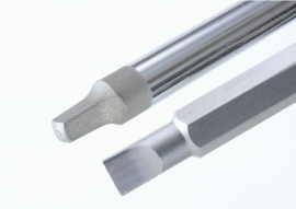 IDEAL Industries 78-0103 Double-Ended Bit Slotted, 1/4" x square #2-