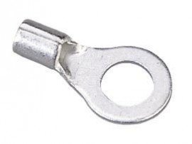 IDEAL Industries 83-0341 Non-Insulated Ring Terminal, 12 to 10 AWG, #10 stud, 25-pack-