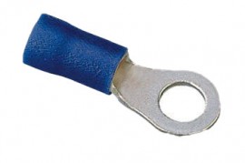 IDEAL Industries 83-2241 Vinyl Insulated Ring Terminals, 16 to 14 AWG, #10 Stud, 25-pack-