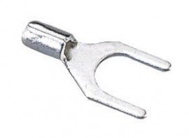 IDEAL Industries 83-6131 Non-Insulated Spade Terminals, 22 to 18 AWG, #10 stud, 25-pack-