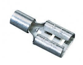 IDEAL Industries 83-9451 Non-Insulated Female Disconnects, 16 to 14 AWG, 0.187", 25-pack-