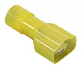 IDEAL Industries 83-9791 Nylon Fully-Insulated Female Disconnect, 12 to 10 AWG, 25-pack-
