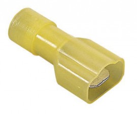 IDEAL Industries 83-9931 Nylon Fully-Insulated Male Disconnects, 12 to 10 AWG, 25-pack-