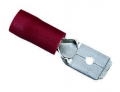IDEAL Industries 83-9971 Vinyl Insulated Male Disconnects, 22 to 18 AWG, 0.25", 25-pack-